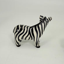 Load image into Gallery viewer, Soapstone Zebra, 5" Looking Aside