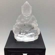 Load image into Gallery viewer, Himalayan Quartz Carved Caishen, Chinese God of Wealth
