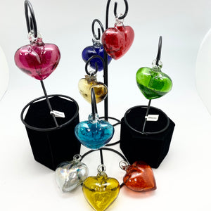 Glass Heart Ornament from Tonala