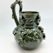 Load image into Gallery viewer, Green Pottery Pitchers/Vases From Mexico
