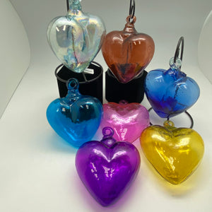 Glass Heart Ornament from Tonala