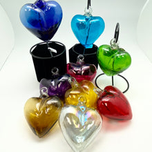 Load image into Gallery viewer, Glass Heart Ornament from Tonala
