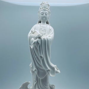 White Porcelain Quan Yin with Ru Yi