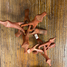 Load image into Gallery viewer, Wooden Hand Carved Tripod Stands for Shells
