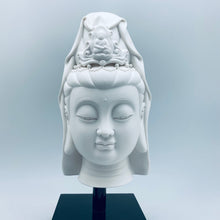 Load image into Gallery viewer, White Porcelain Japanese Bust
