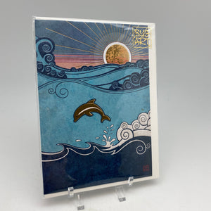 Bug Art Greeting Cards - Moon & Sun  Foil Collection (K)