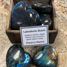 Load image into Gallery viewer, Labradorite Hearts
