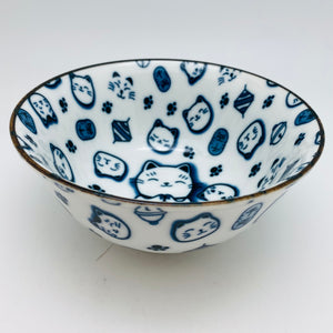 Japanese Porcelain Cat Bowls