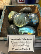 Load image into Gallery viewer, Labradorite Palm Stones
