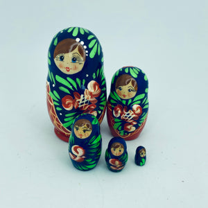 Russian 5 Piece Nesting Doll Set