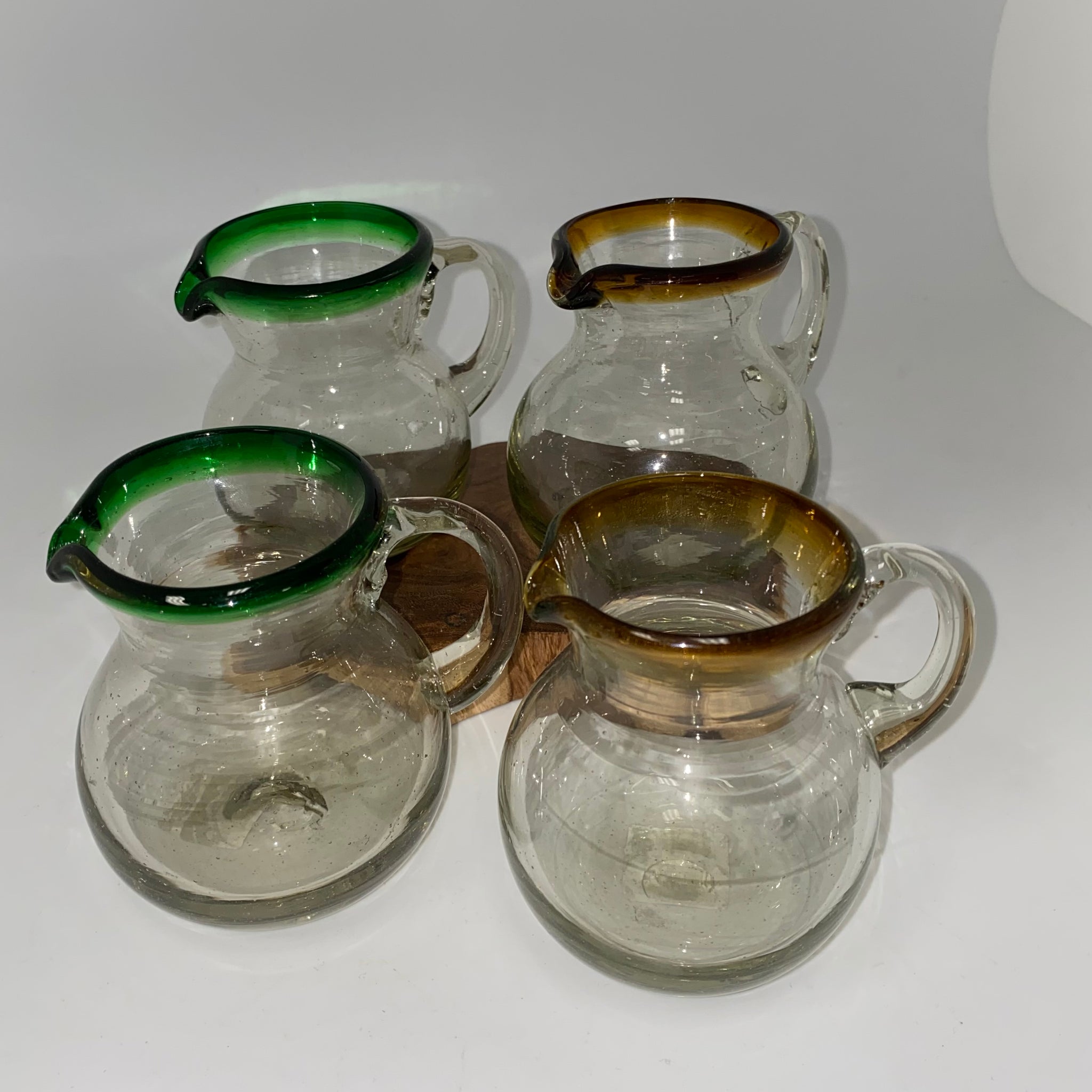 Small Glass Pitchers - Fine table accessories