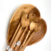 Load image into Gallery viewer, Olive Wood Heart Dishes, Africa
