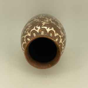 Round Copper Vase from Santa Clara Del Cobre