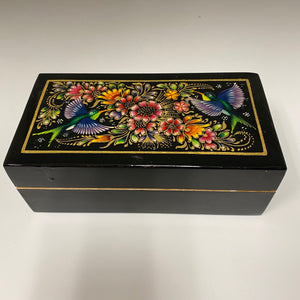 Hand Painted Lacquered Boxes, By Irma