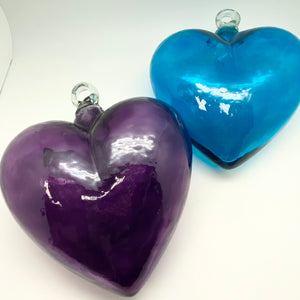 Glass Heart Ornament from Tonala