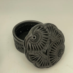 Black Pottery Containers