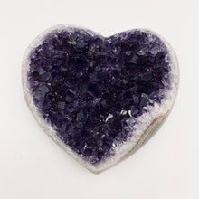 Load image into Gallery viewer, Amethyst Heart and Star Stone
