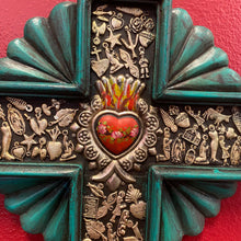 Load image into Gallery viewer, Hand Carved Milagro Cross
