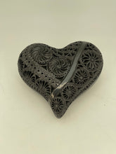 Load image into Gallery viewer, Black Pottery Heart
