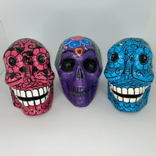 Load image into Gallery viewer, Hand Painted Paper Mache Skulls, Mexico

